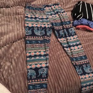 Elephant print legging